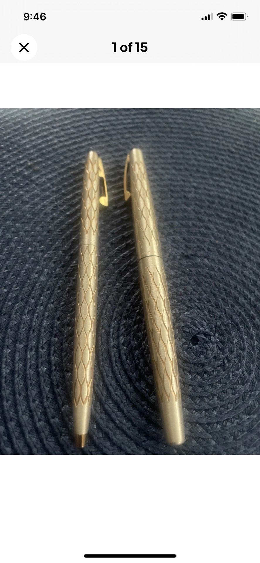 Sheaffer Imperial Fountain And Ball Point Pens 