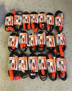 8ft 3-Outlet Heavy Duty Cord/Cable Extension