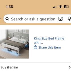 King Size Bed Frame 