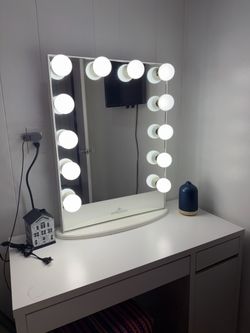 Mirror with lights