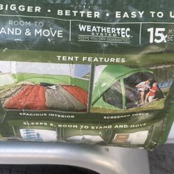 Coleman 6 Person 2 Room Camping Tent