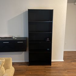 2 Black Shelves 