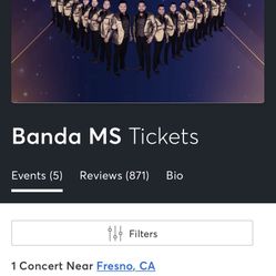 Banda MS tickets/boletos 