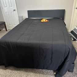 Black Platform Bed