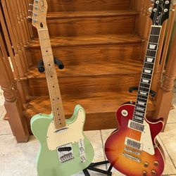 Fender MIM LTD Edition Telecaster Epiphone Les Paul Standard Pro 