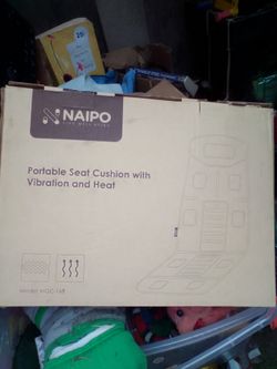 Vibrating Massager Seat Cushion FOR CAR OR HOME USE