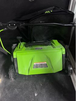 Green works dethatcher