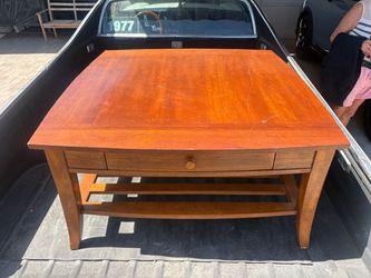 solid wood coffee table, $20 Claremont Mesa