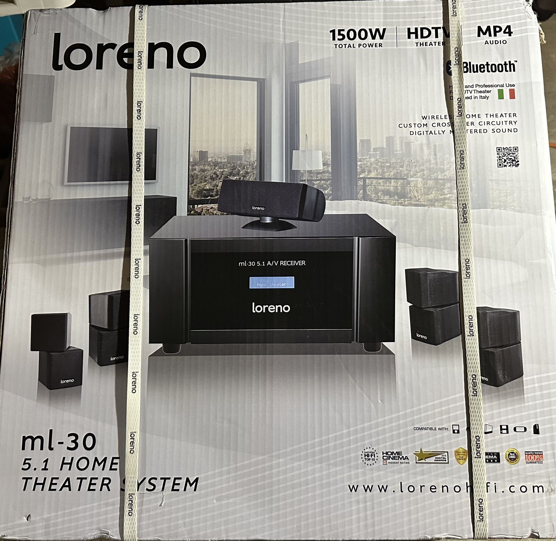 Brand New LORENO home Surround System.