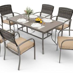7pc Dining Table Set 