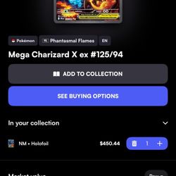 $450 Buying Pokemon TCG Phantasmal Flames Mega Charzard SIR