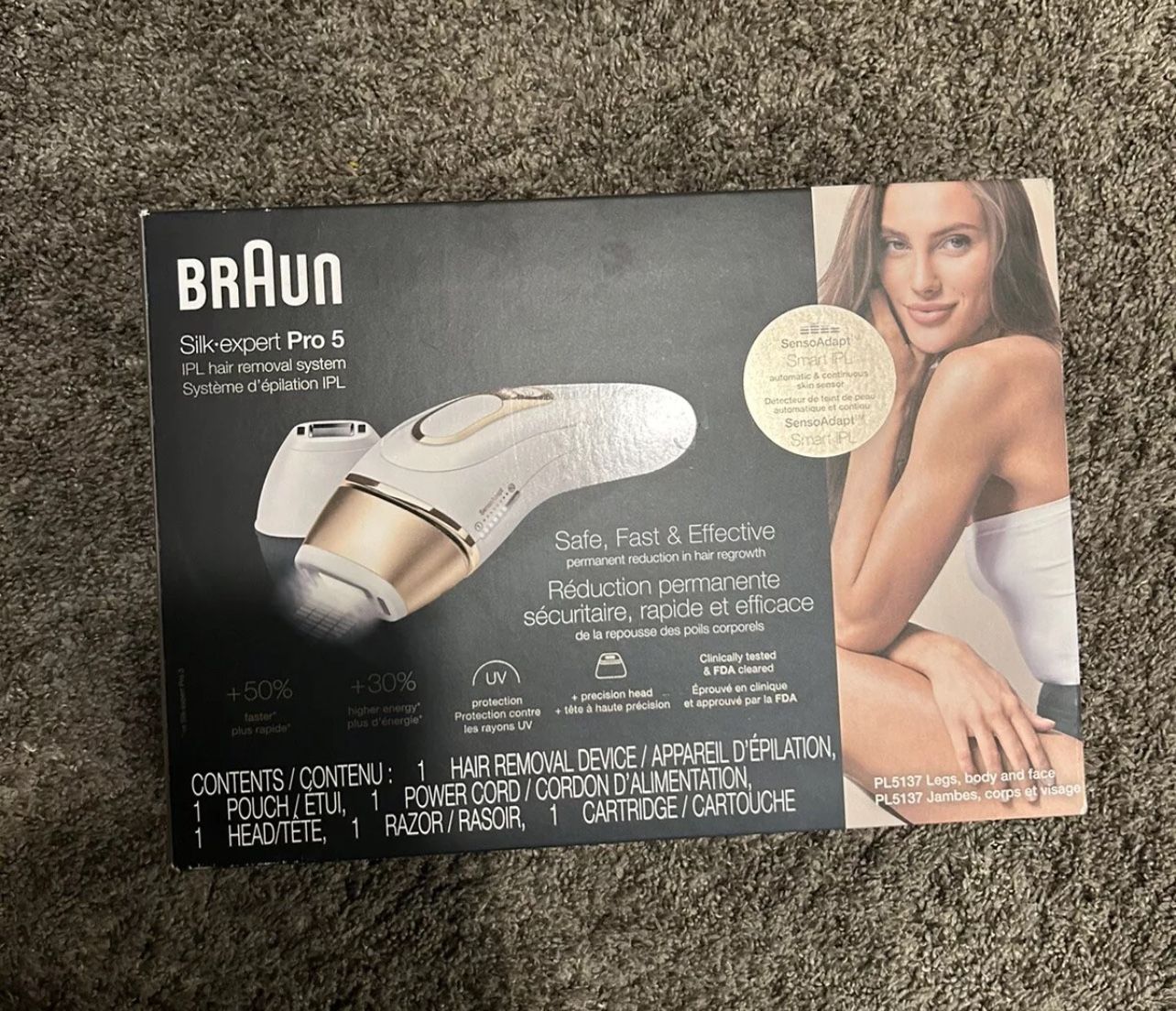 Braun Silk-Expert Pro 5 PL5137 IPL Permanent Hair Removal System