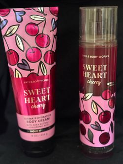 Bath & Body Works Sweet Heart Cherry Set