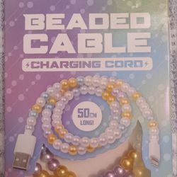 Beaded Cable Charging Cord For Iphone/ipad