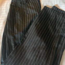 Pin straight Striped Dress Pants