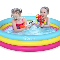 Evajoy Inflatable Swimming Pool 58"x13"