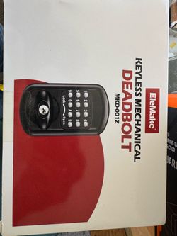 EleMake Keyless Mechanical Deadbolt MKD-001Z
