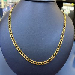 Gold Curb Chain