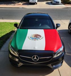 Mexican hood cover for car