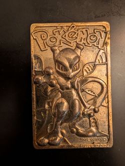 Pokemon burger king mewtwo golden card