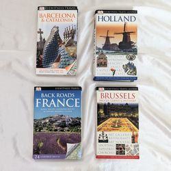 Europe Travel Books Guides Spain Holland France Belgium