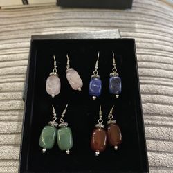 Set Of Crystal Earrings 
