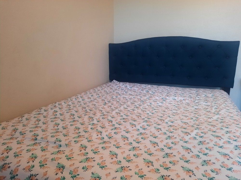 Queen Size Mattress With Bed Frame - Just An Year Old