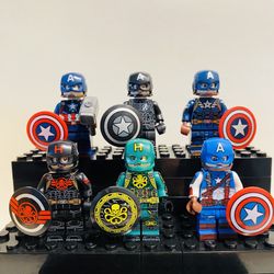 Unique Marvel Captain America Minifigures | New Custom LEGO Toys