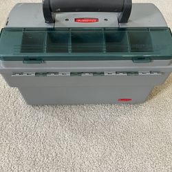 Rubbermaid Pro Series  Fishing Tackle Box Storage Organizer