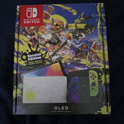 Nintendo Switch Oled Splatoon Special Edition