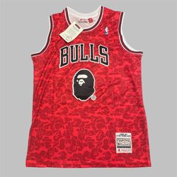 Bape x Mitchell & Ness NBA Chicago Bulls #93 Jersey Size XL