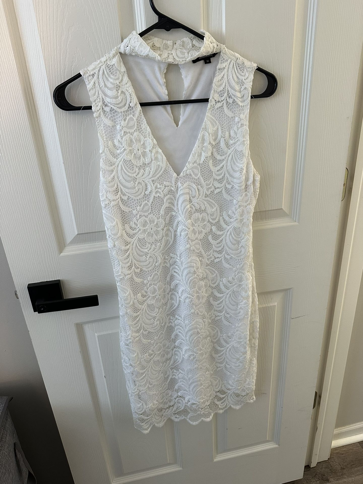 Lace White Dress