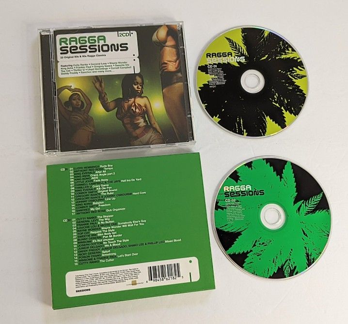 2CD Ragga Sessions 33 Original 80s 90s Ragga Classics Info Below 