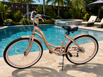 26" Kent Bayside Cruiser Bicycle, Fits Rider: 5'2"-5'10", Rose Gold, Adult, Unisex