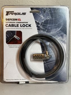 🔒 Targus DEFCON CL Notebook Cable Lock – Brand New