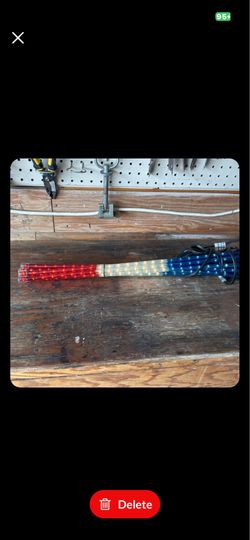 Red , White, Blue lawn stake lights