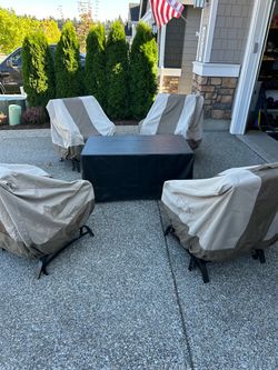 Outdoor Patio Furniture Set with Covers