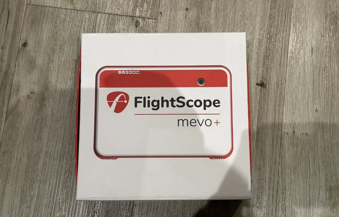 Flightscope Mevo Plus With Protective Shield , Carrying Case, Box And E6 Licence