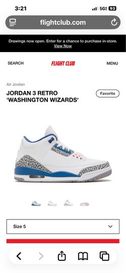 Jordan 3 Retro “Washington Wizards”