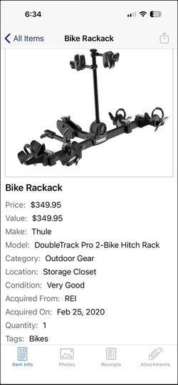 Thule 2 bike rack