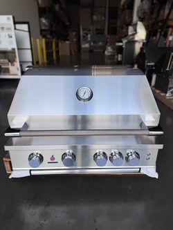 TrueFlame 32" Built in 304 Stainless Steel Natural Gas Grill w/ Lights TF32