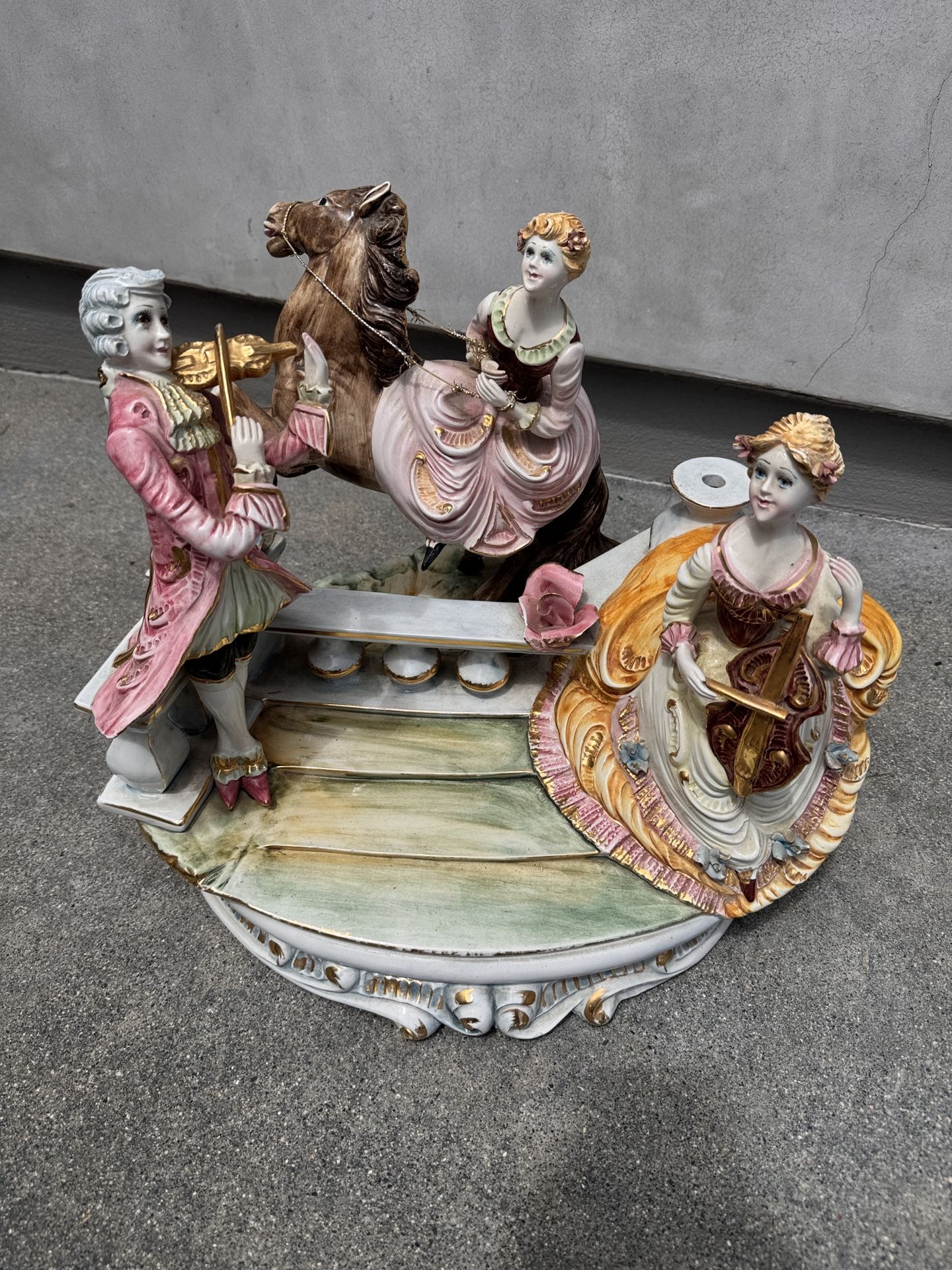 ๐ป Antique Italian Porcelain Figurine Set โ Made in Italy ๐ฎ๐น