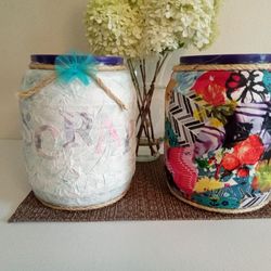 2 Pounds Fabric Scraps + Container...1 Available