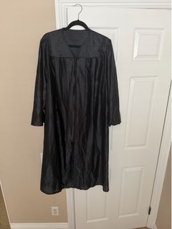 Black graduation gown, high school/college, gown, only no cap