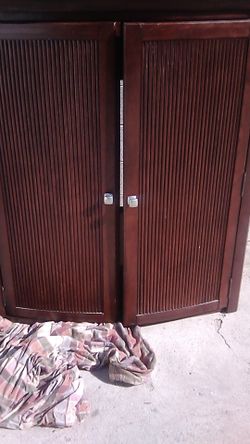 Cherry Oak Entertainment center