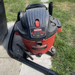 Craftsman 16 gallons vacuum 6.0hp 170mph