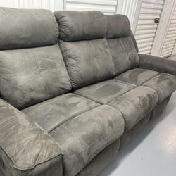 Recliner couch & Tv Stand 