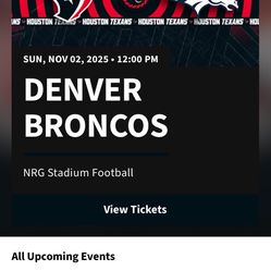 Texans VS Broncos With Blue Parking