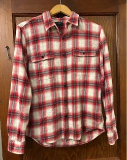 Lucky Brand Plaid Flannel Shirt Size S
