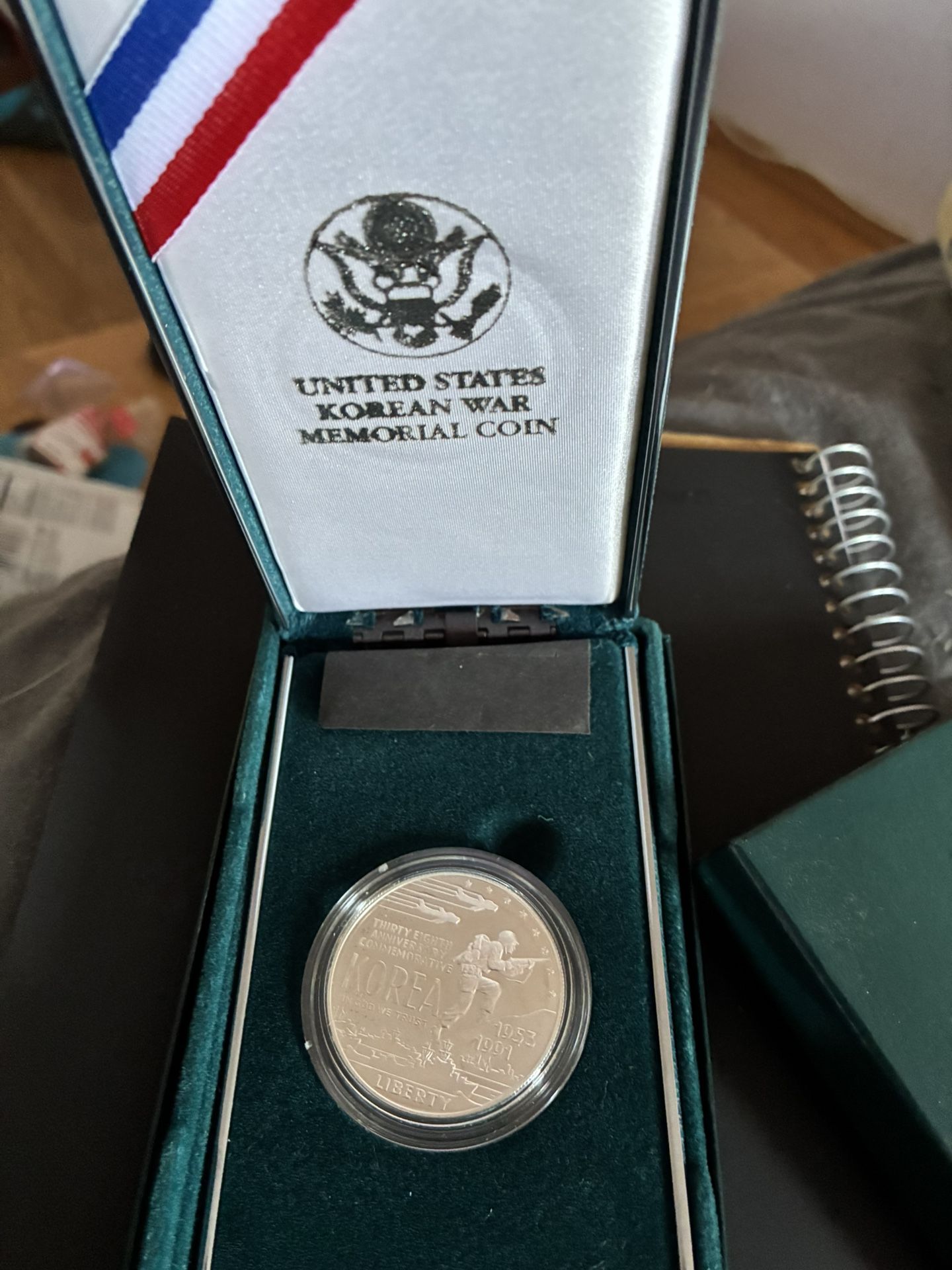 1991 Korean War Memorial Coin Silver Dollar Proof